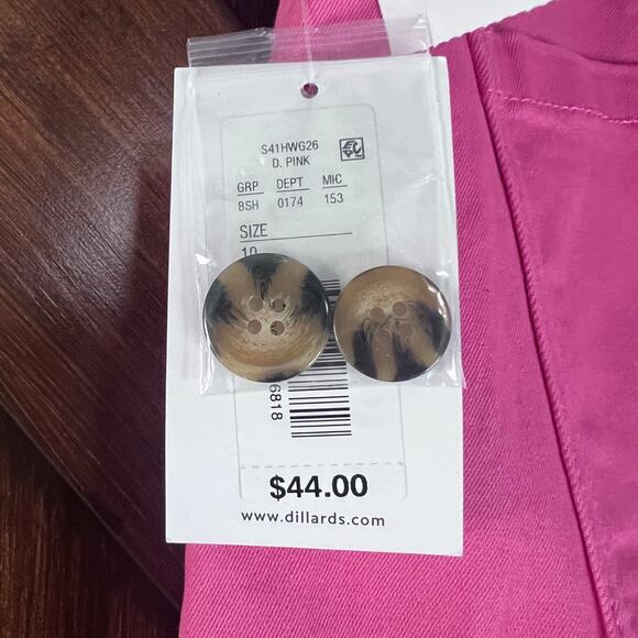 Westbound The High Rise Fit Marina Short Pink Women's 10 - Picture 9 of 14